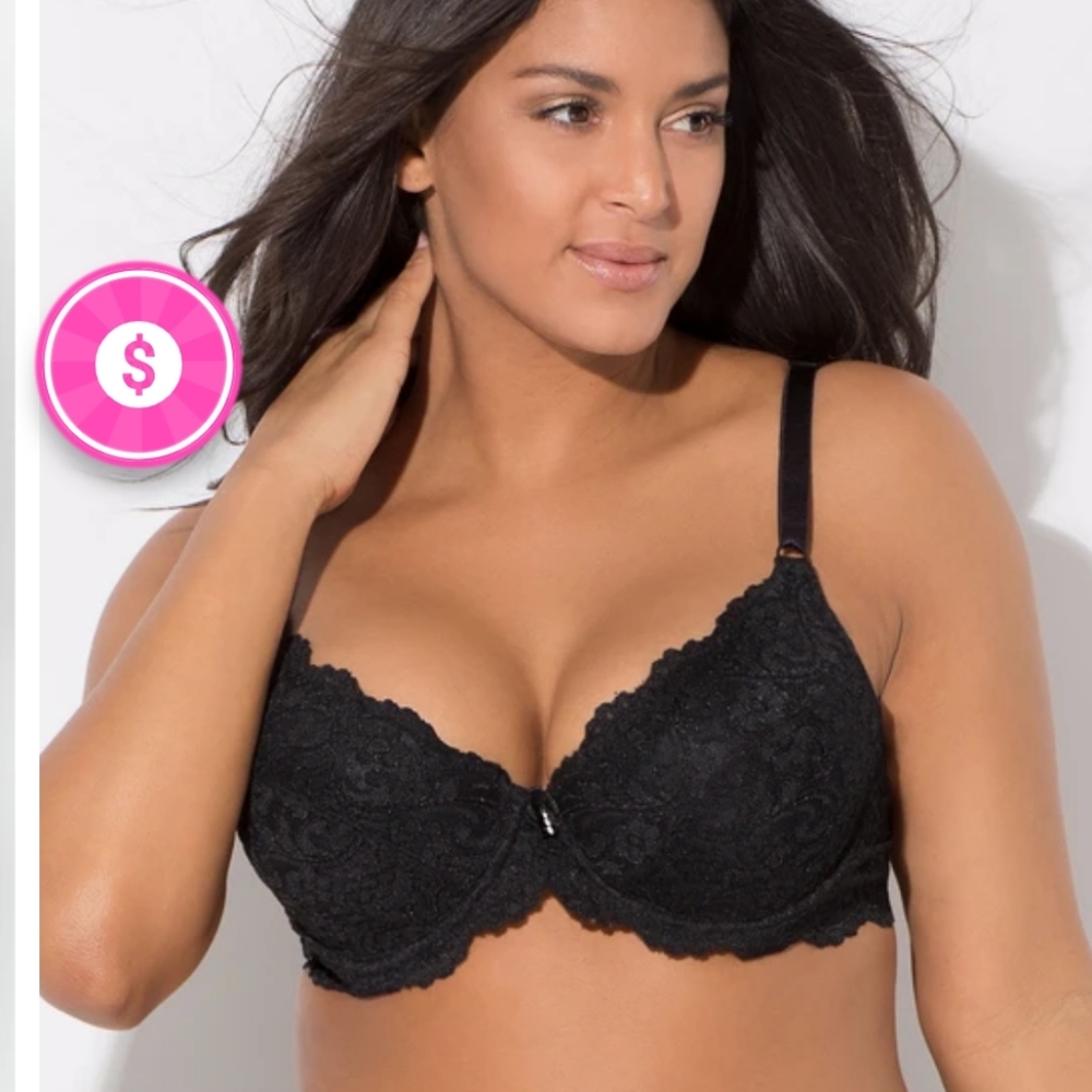 Signature lace push up bra
